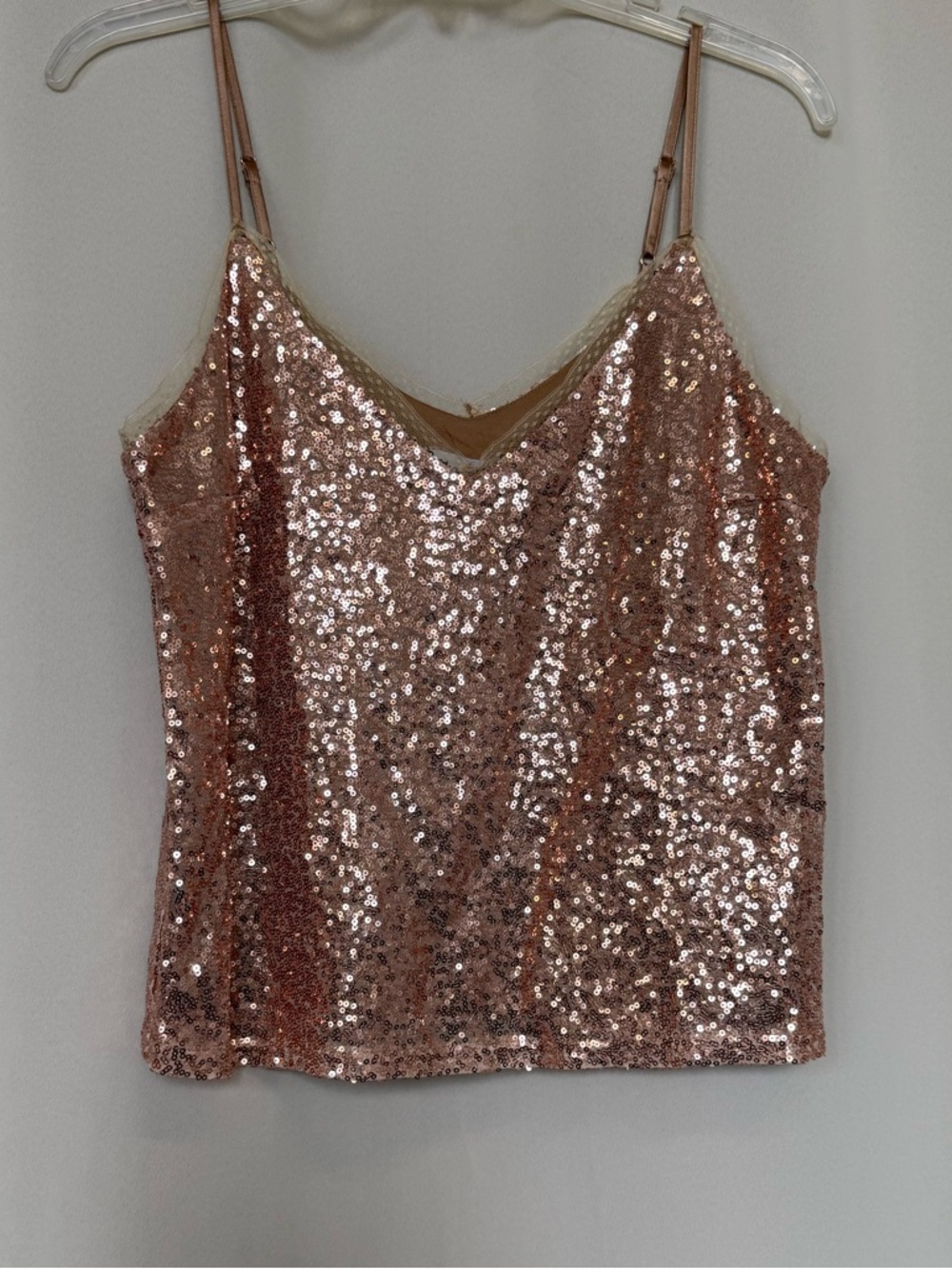 Heartloom Rose Gold Sequin Cami